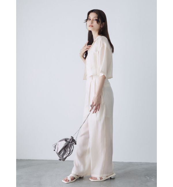 MURUA「シアーワイドパンツ」|その他|