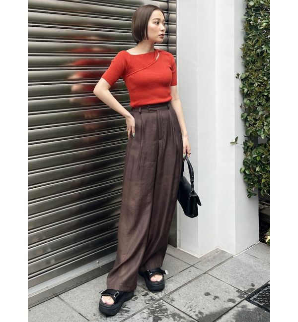 MURUA「シアーワイドパンツ」|その他|