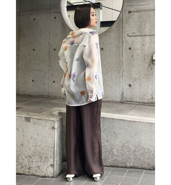 MURUA「シアーワイドパンツ」|その他|