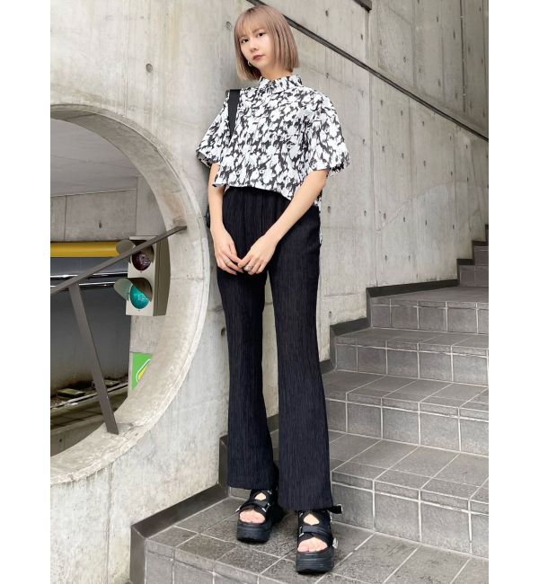 MURUA「プリーツイージーワイドパンツ」|その他|