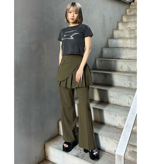 MURUA「カットオフストレートパンツ」|その他|