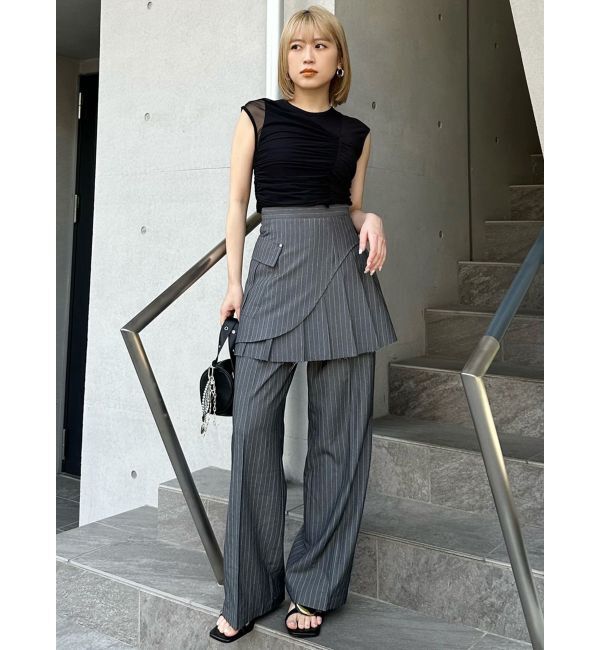 MURUA「カットオフストレートパンツ」|その他|