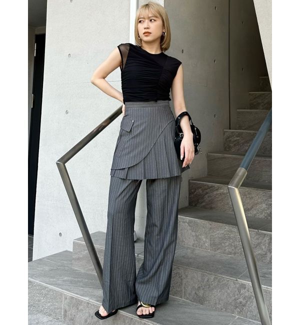 MURUA「カットオフストレートパンツ」|その他|