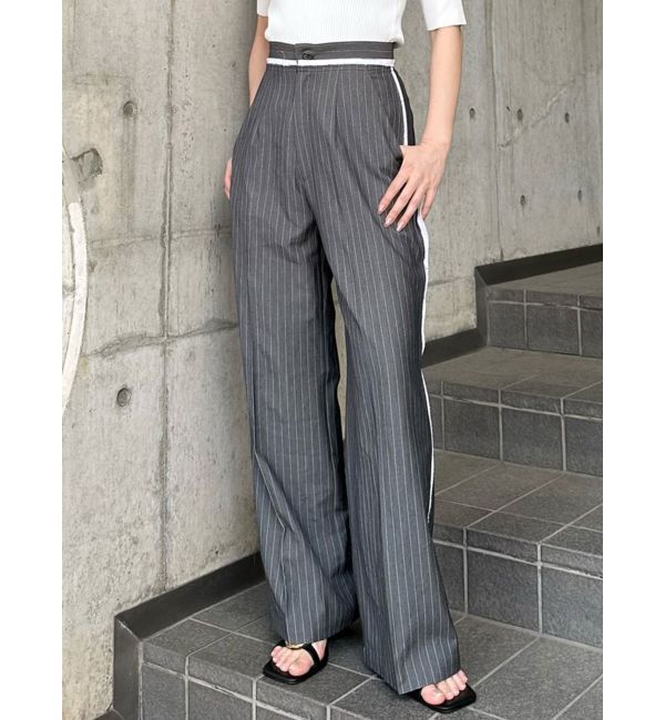 MURUA「カットオフストレートパンツ」|その他|ミックス