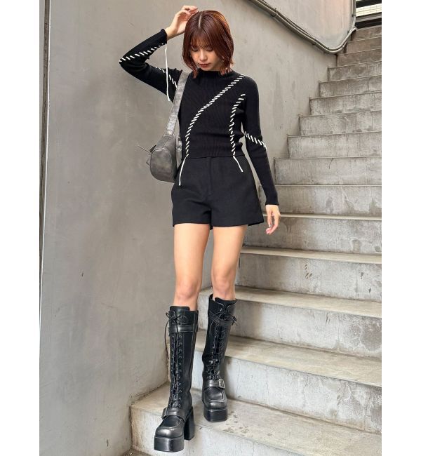 MURUA「ウールライクタックショートパンツ」|その他|