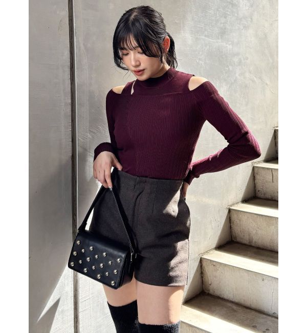 MURUA「ウールライクタックショートパンツ」|その他|