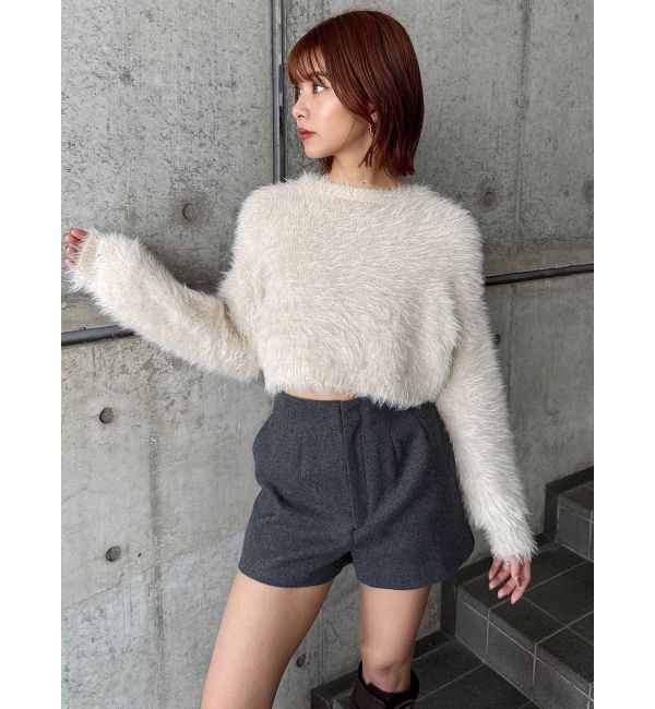 MURUA「ウールライクタックショートパンツ」|その他|