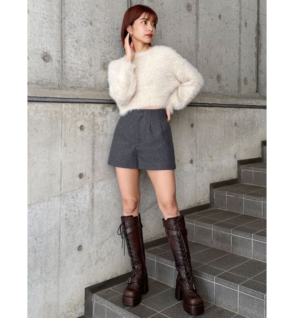 MURUA「ウールライクタックショートパンツ」|その他|