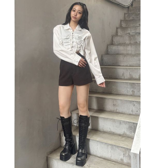 MURUA「ウールライクタックショートパンツ」|その他|