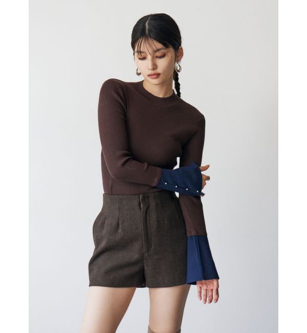 MURUA「ウールライクタックショートパンツ」|その他|