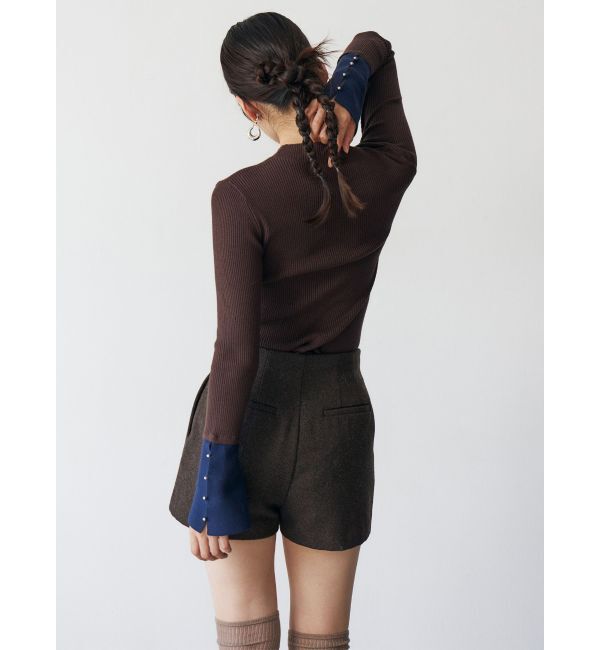 MURUA「ウールライクタックショートパンツ」|その他|