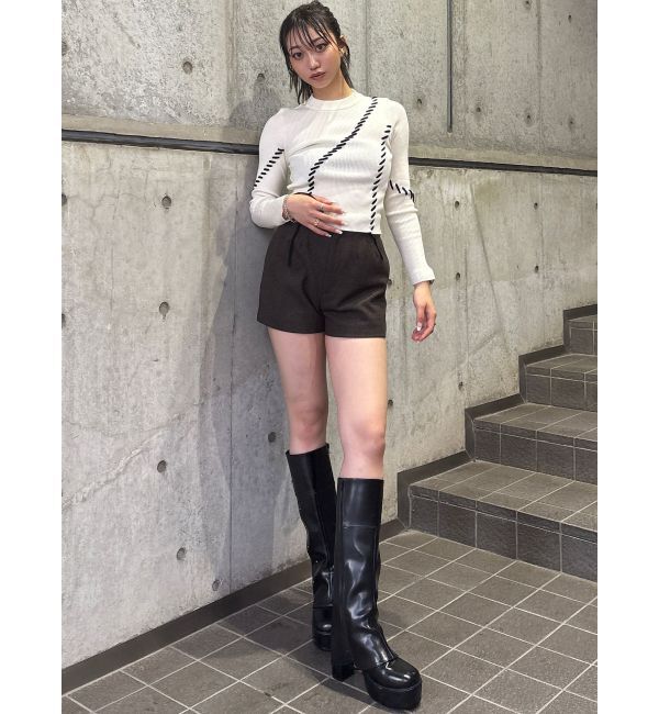 MURUA「ウールライクタックショートパンツ」|その他|