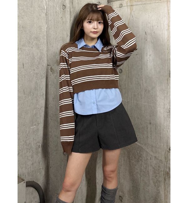 MURUA「ウールライクタックショートパンツ」|その他|