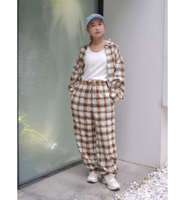 Ungrid「チェックラフパンツ」|その他|