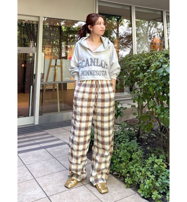 Ungrid「チェックラフパンツ」|その他|