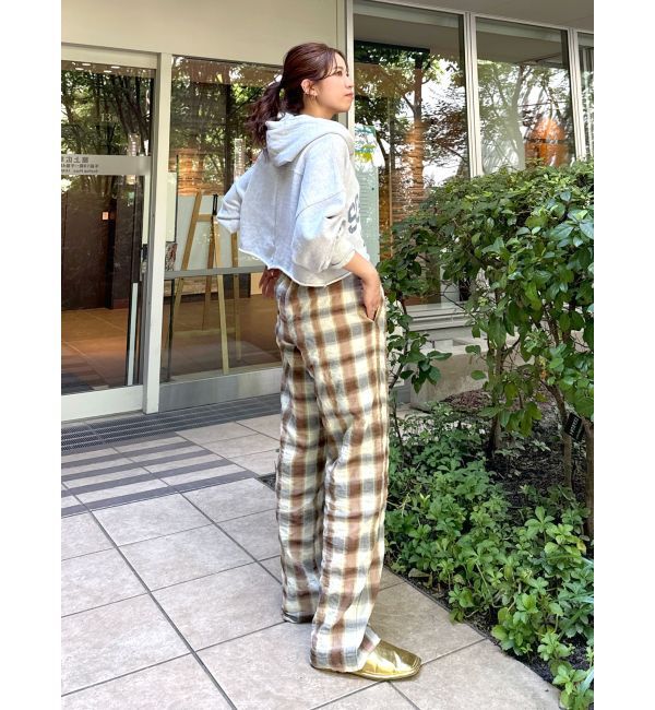 Ungrid「チェックラフパンツ」|その他|