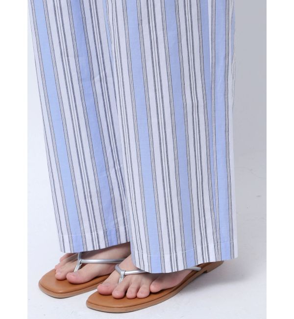 Ungrid「ウエストタックストライプパンツ」|その他|