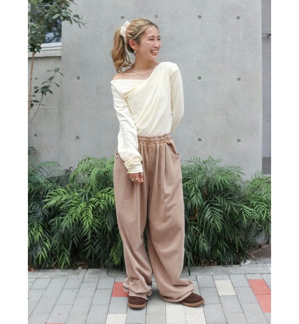 Ungrid「ヴィンテージウォッシュスウェットパンツ」|その他|