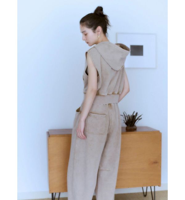 Ungrid「ヴィンテージウォッシュスウェットパンツ」|その他|ベージュ