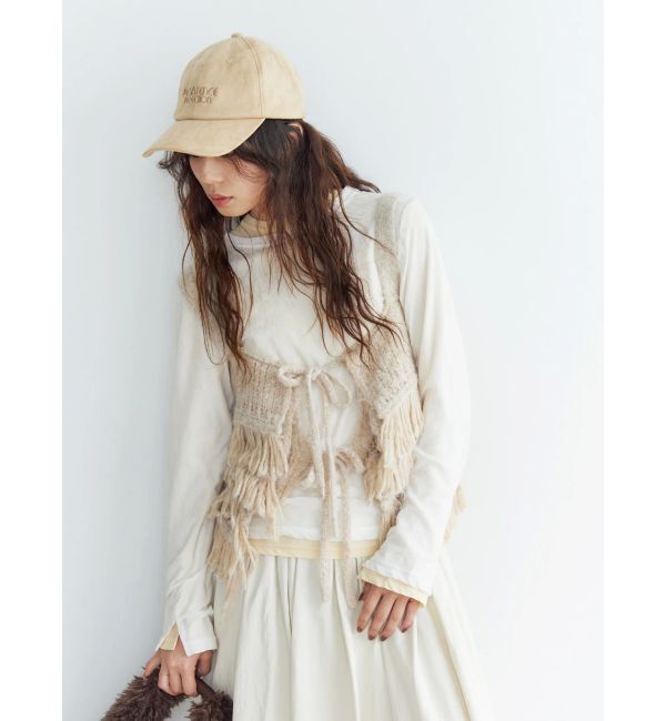 Ungrid「マルチウェイフリンジデザインニットビスチェ」|ニット・セーター|