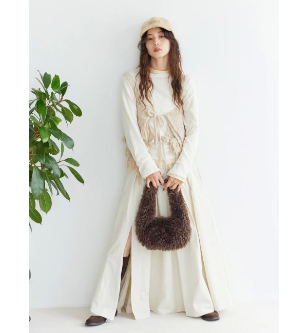 Ungrid「マルチウェイフリンジデザインニットビスチェ」|ニット・セーター|