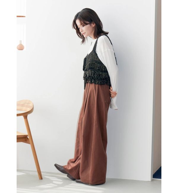 Ungrid「マルチウェイフリンジデザインニットビスチェ」|ニット・セーター|