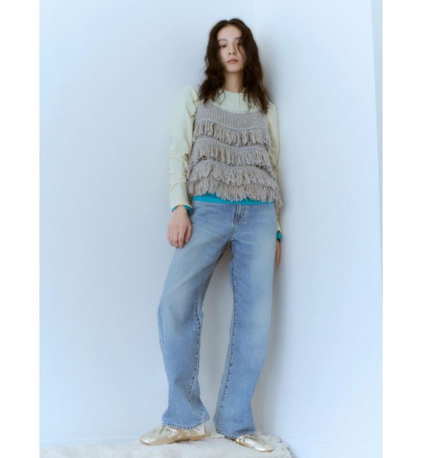 Ungrid「マルチウェイフリンジデザインニットビスチェ」|ニット・セーター|