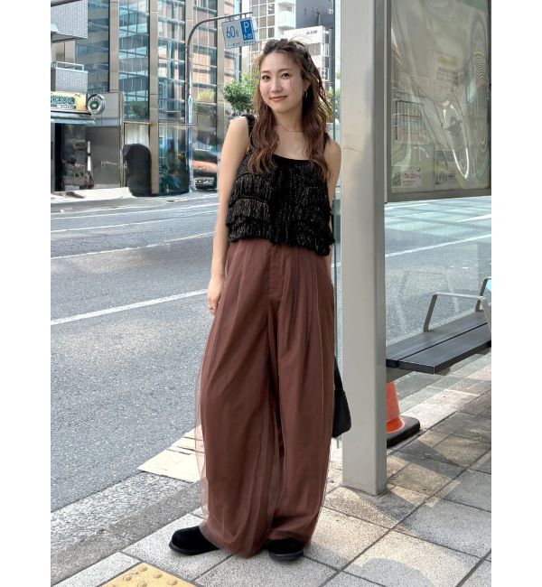 Ungrid「マルチウェイフリンジデザインニットビスチェ」|ニット・セーター|