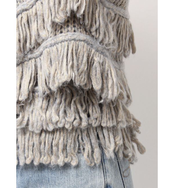Ungrid「マルチウェイフリンジデザインニットビスチェ」|ニット・セーター|