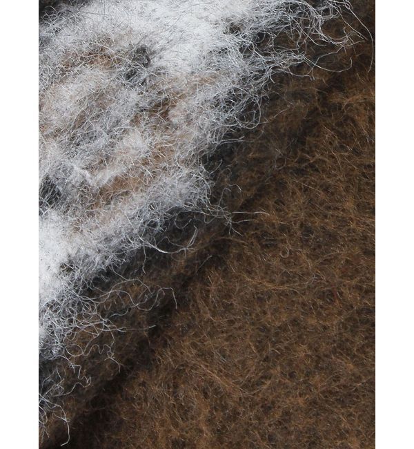 Ungrid「【WEB限定】求心柄ショートジップニット」|ニット・セーター|