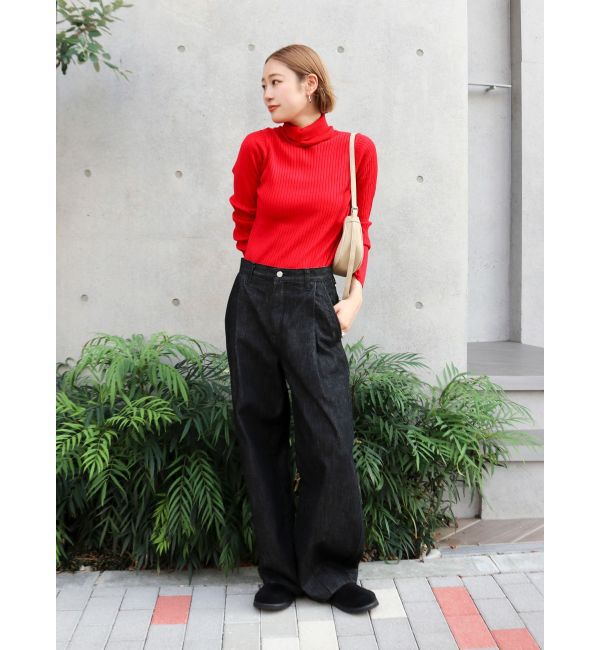 Ungrid「ウォッシャブルタートルニット」|ニット・セーター|