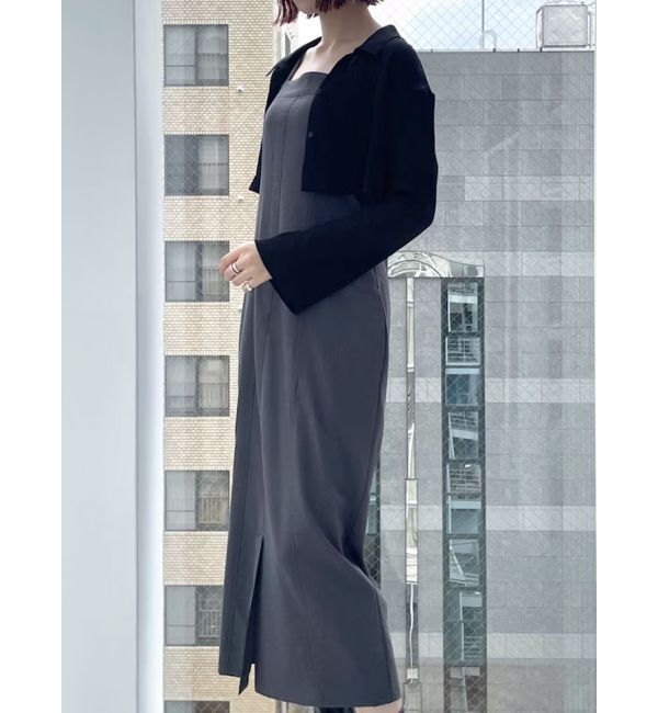 LAGUNAMOON「シアーシャツセットキャミワンピース」|ワンピース|