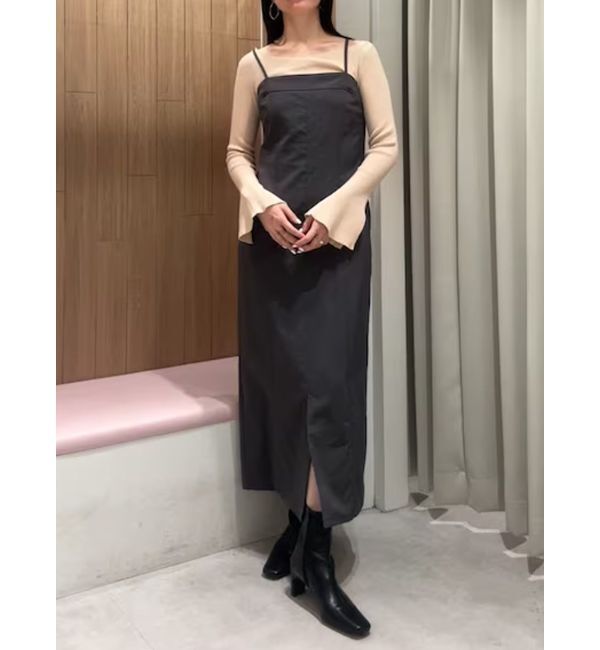 LAGUNAMOON「シアーシャツセットキャミワンピース」|ワンピース|