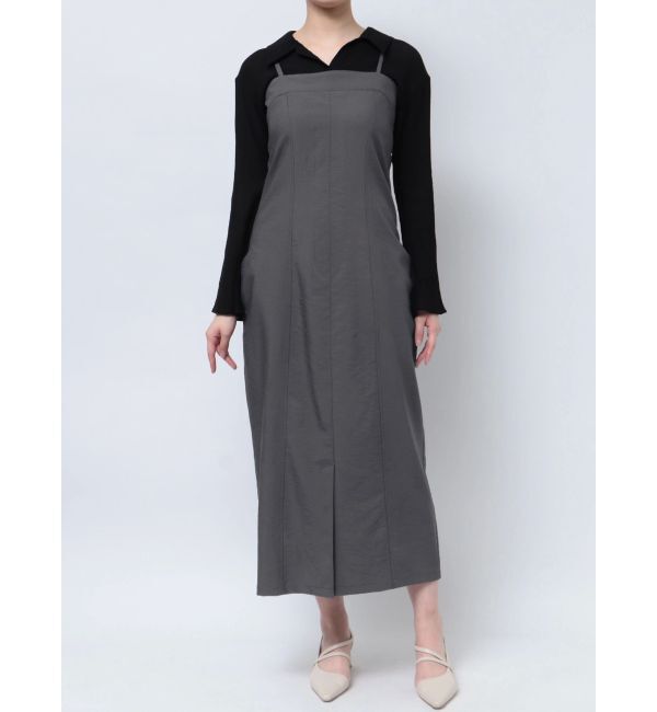 LAGUNAMOON「シアーシャツセットキャミワンピース」|ワンピース|