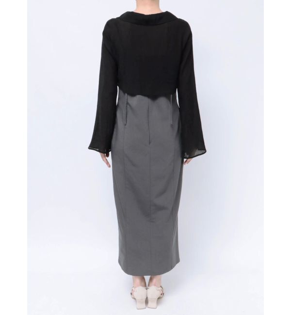 LAGUNAMOON「シアーシャツセットキャミワンピース」|ワンピース|