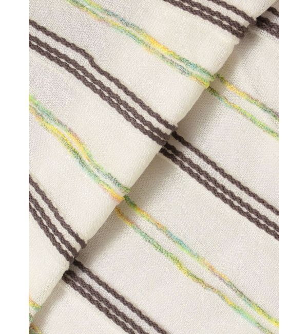 LAGUNAMOON「MIXストライプアシメヘムニットスカート」|スカート|