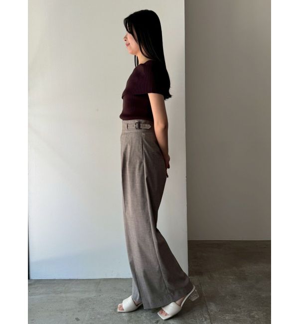 LAGUNAMOON「チェックグルカワイドパンツ」|その他|