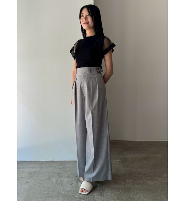 LAGUNAMOON「チェックグルカワイドパンツ」|その他|