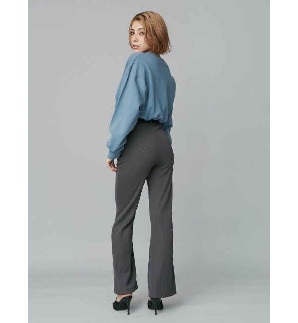 EVRIS「リブフレアパンツ」|その他|