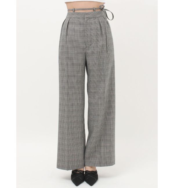 EVRIS「ウエストリボンワイドパンツ【セットアップ着用可能】」|その他|
