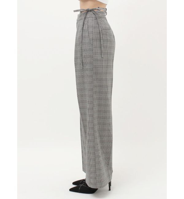 EVRIS「ウエストリボンワイドパンツ【セットアップ着用可能】」|その他|