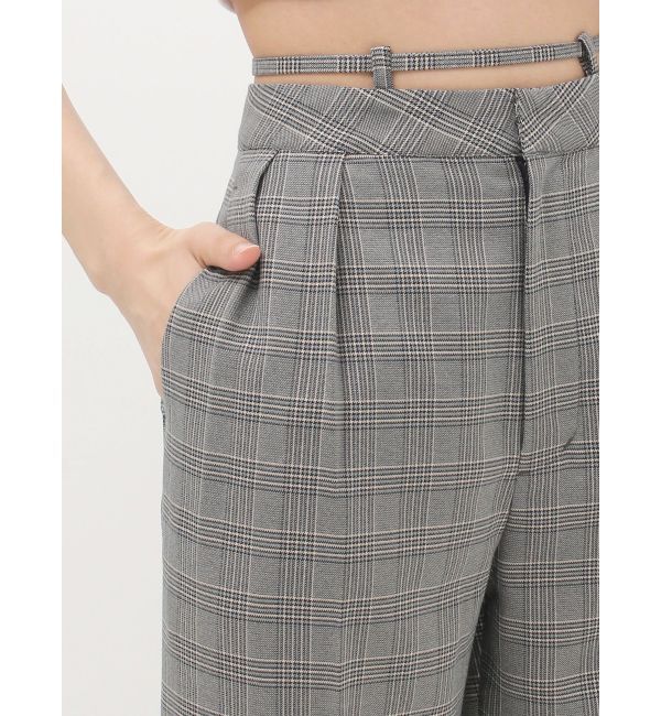 EVRIS「ウエストリボンワイドパンツ【セットアップ着用可能】」|その他|