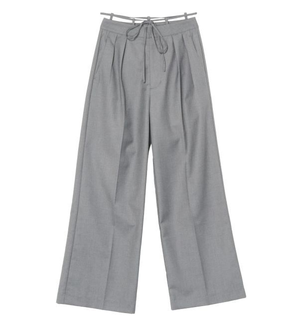 EVRIS「ウエストリボンワイドパンツ【セットアップ着用可能】」|その他|