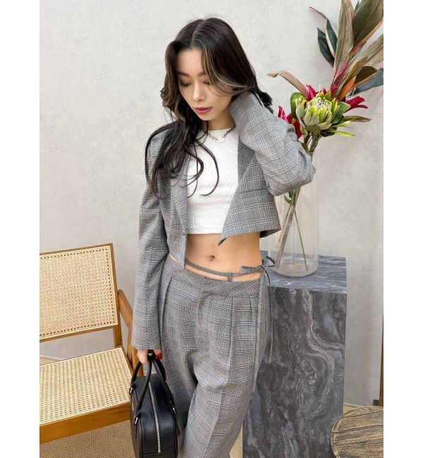 EVRIS「ウエストリボンワイドパンツ【セットアップ着用可能】」|その他|