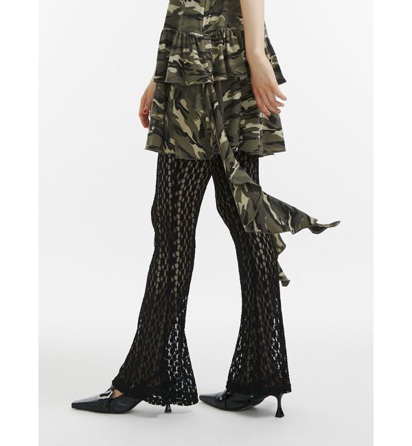 jouetie「イージーフィットフレアパンツ」|その他|クリア