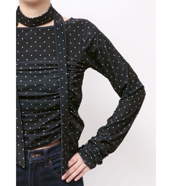 jouetie「シアーベロアチョーカートップス」|Tシャツ・カットソー|