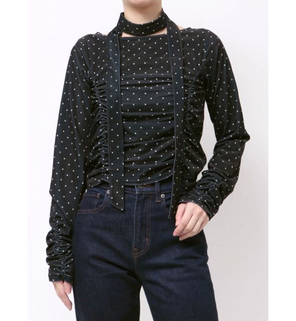 jouetie「シアーベロアチョーカートップス」|Tシャツ・カットソー|