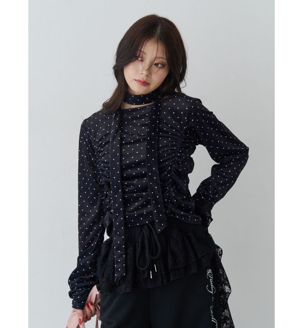 jouetie「シアーベロアチョーカートップス」|Tシャツ・カットソー|