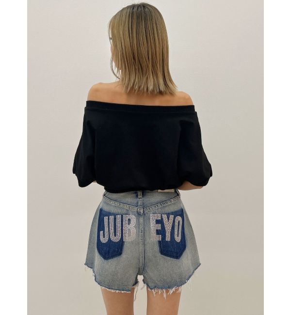 GYDA「GDエンボスオフショルトップス」|Tシャツ・カットソー|