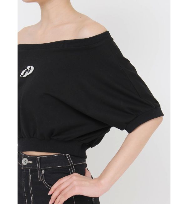 GYDA「GDエンボスオフショルトップス」|Tシャツ・カットソー|